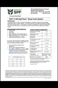 NCFI AgriThane 11-035 Technical Data Sheet (TDS)