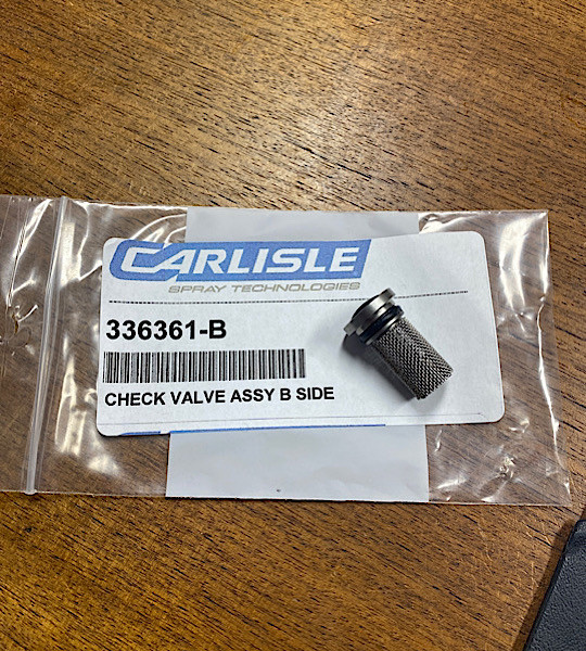 Carlisle Check Valve Assy B Side