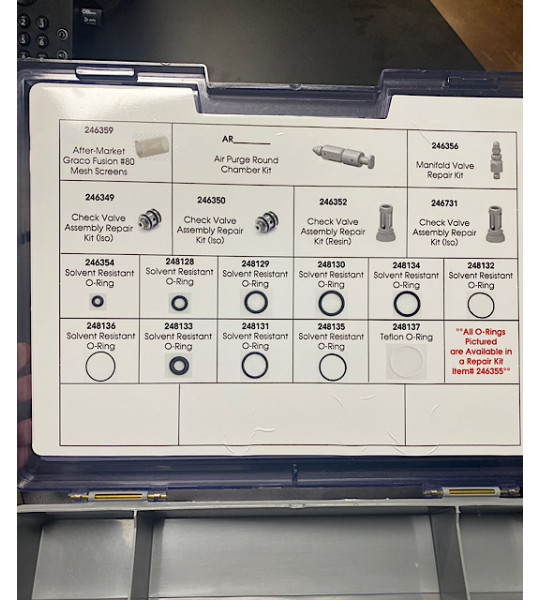 Graco AP Fusion 01 Spare Parts Kit