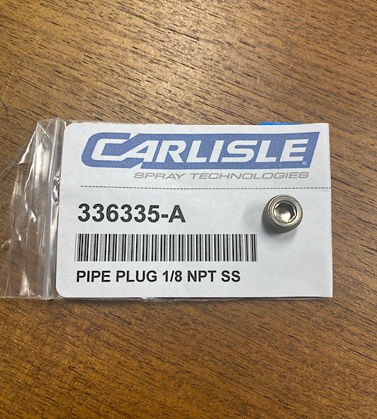 Carlisle Pipe Plug 1/8 NPT SS