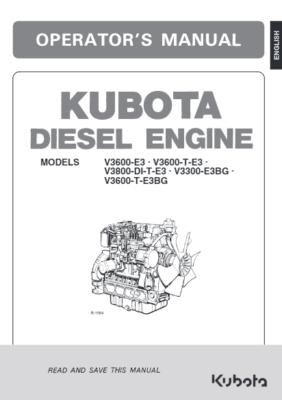 Operators Manual V3300 V3600 V3800