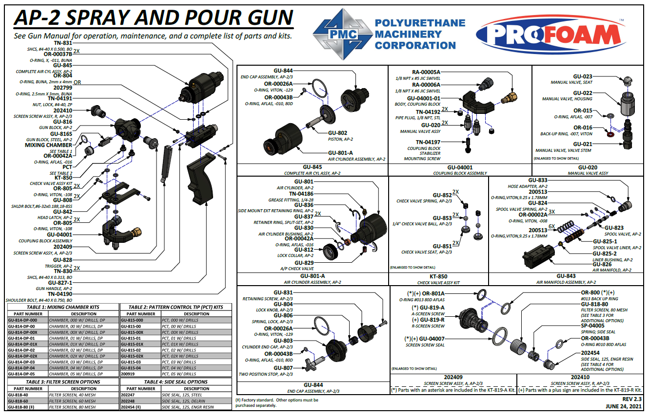 PMC AP-2 Gun Parts Diagram