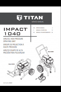 Titan Impact 1040 Service Manual