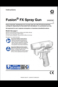 Graco Fusion FX Spray Gun Manual