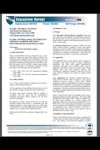 Flame Control 60-60A Evaluation Report-ER 596