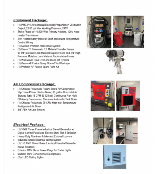 Elite Series PH-2 30kw Diesel Powered Box Truck Spray Rig