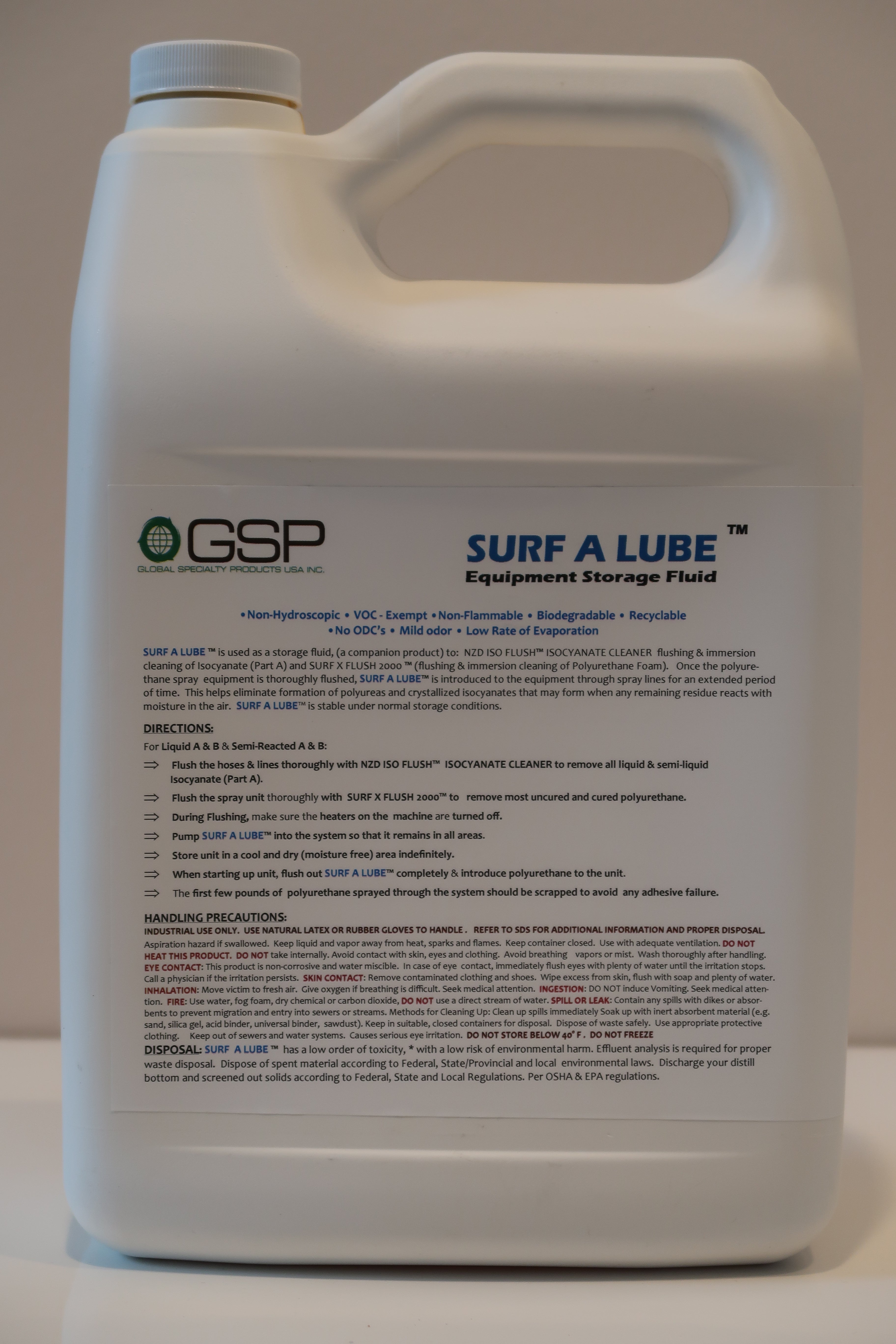 GSP Surf A Lube: 1-Gallon Jug