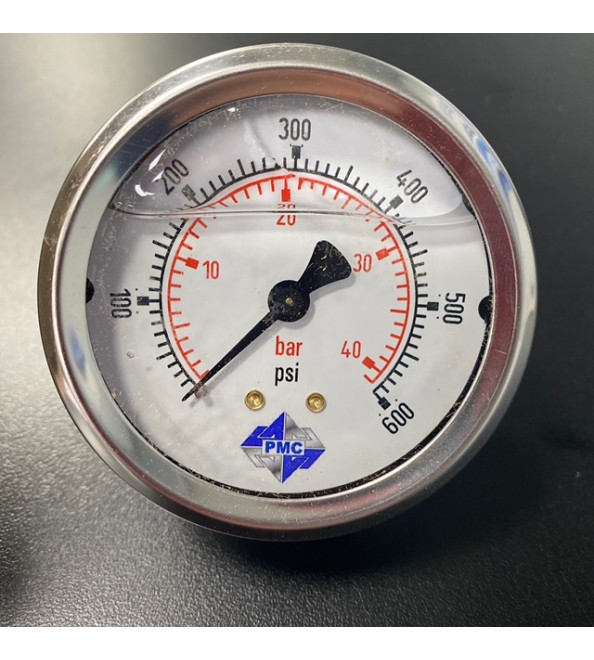 PMC Pressure Gauge, CM 0-600psi